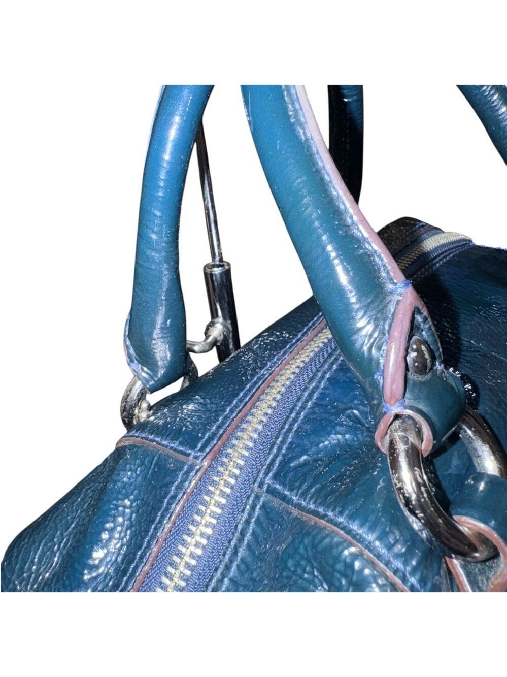 Coach Madison Sabrina Satchel 14178 Cobalt Blue 2 way - Picture 7 of 17